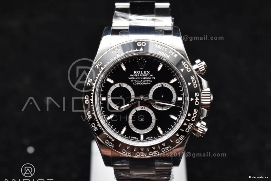 SL4801 Black Movement VS SBF Steel 1:1 in Daytona Elegant 1051 Rolex 904L 126500 Dial Factory 0524